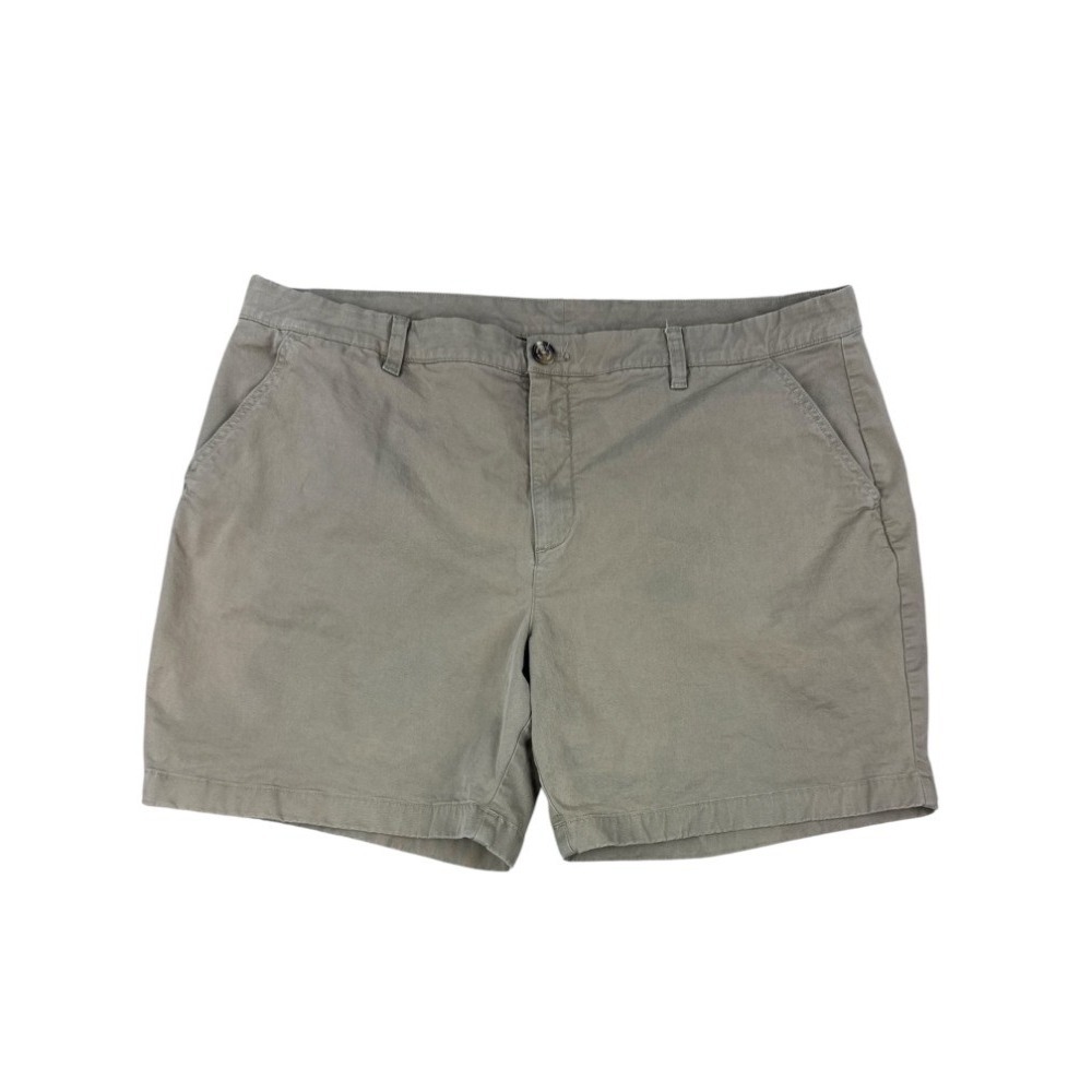 Chubbies Flat Front Chino Shorts 40 The Khakinators‎ 7" Inseam Khaki Stretch